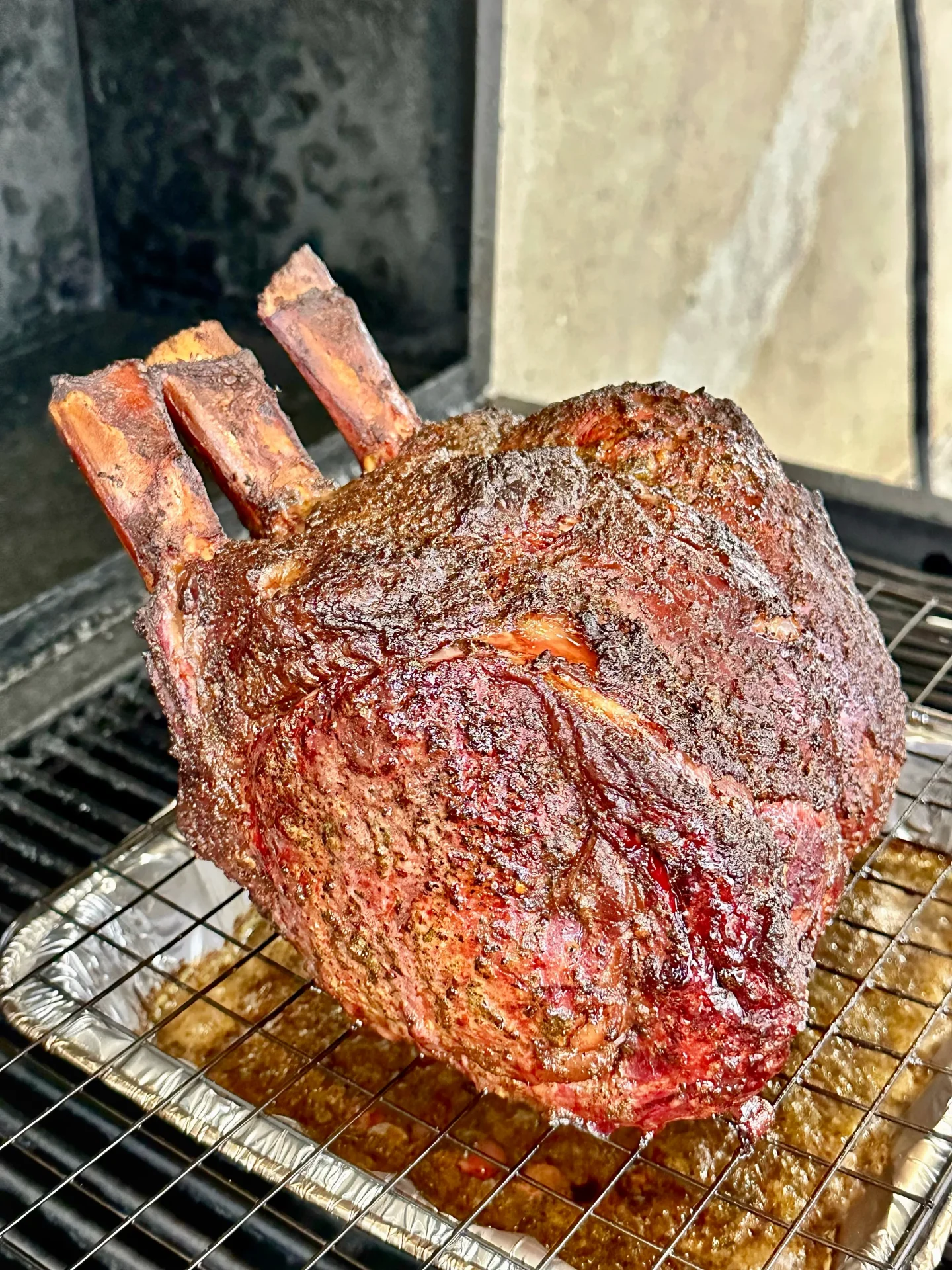 Pit Boss Beef Rib Roast Bone In Smoker Recipe Smoked Prime Rub For